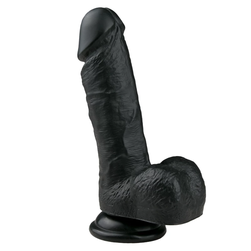 Realistic 17.5 cm Dildo – Black