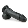Realistic 17.5 cm Dildo – Black