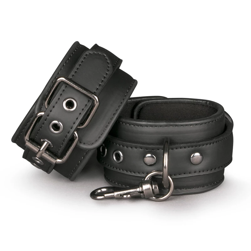 1625143018.ET281BLK Faux Leather Handcuffs – Black