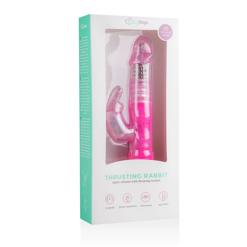 EasyToys - Rotating Rabbit Vibrator - Pink