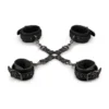 Hogtie Set with Hand and Ankle Cuffs – Black