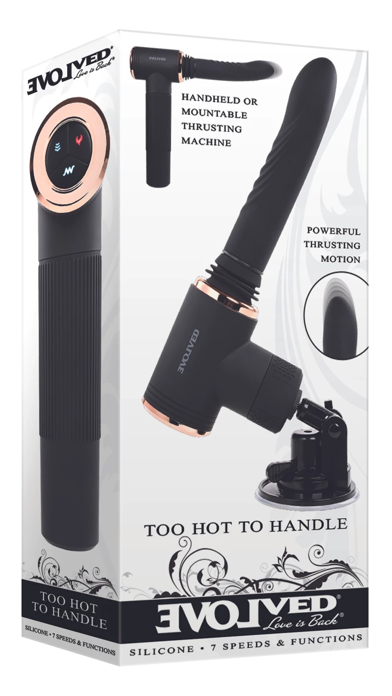 Too Hot To Handle Vibrator – Black