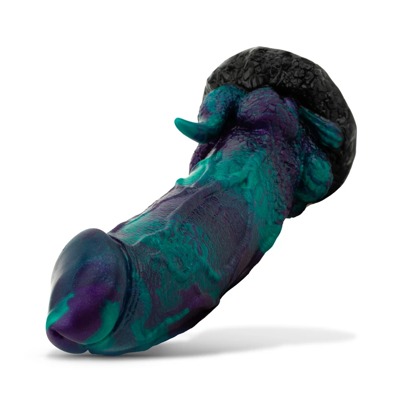 Mythical Mates – Dragonfly Dildo – Purple & Green – 22.6 cm
