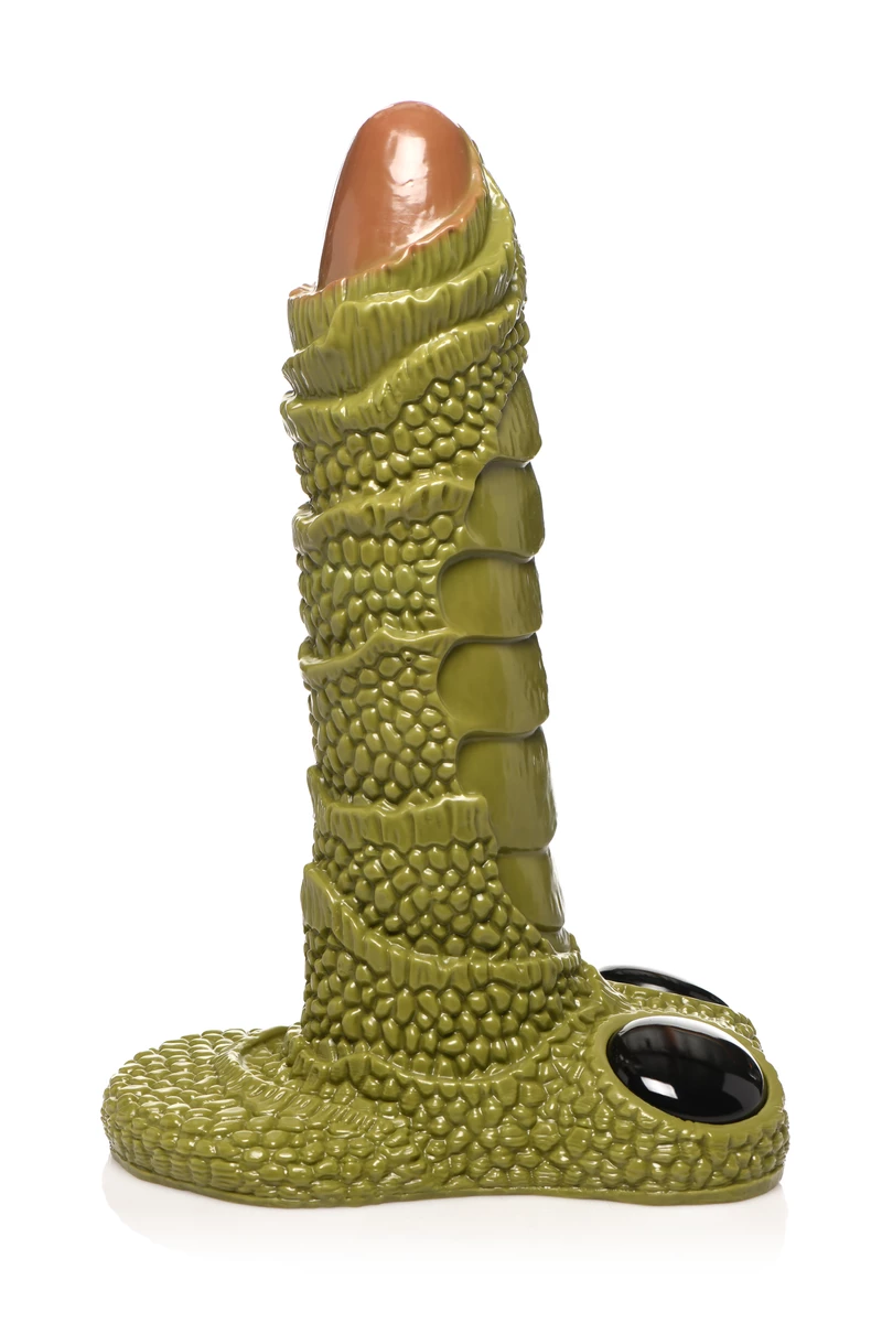 XR Brands – Scaly Swamp Monster Giant Dildo – Green