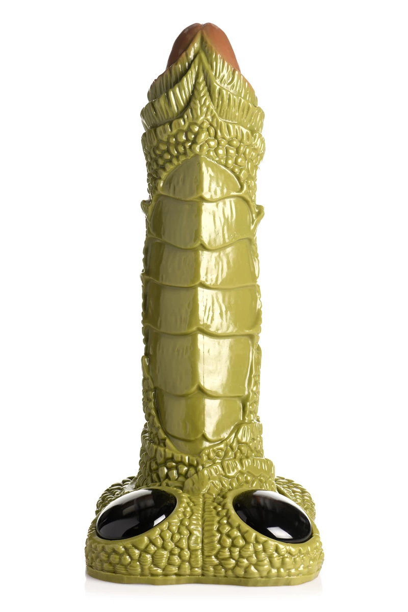 XR Brands – Scaly Swamp Monster Giant Dildo – Green
