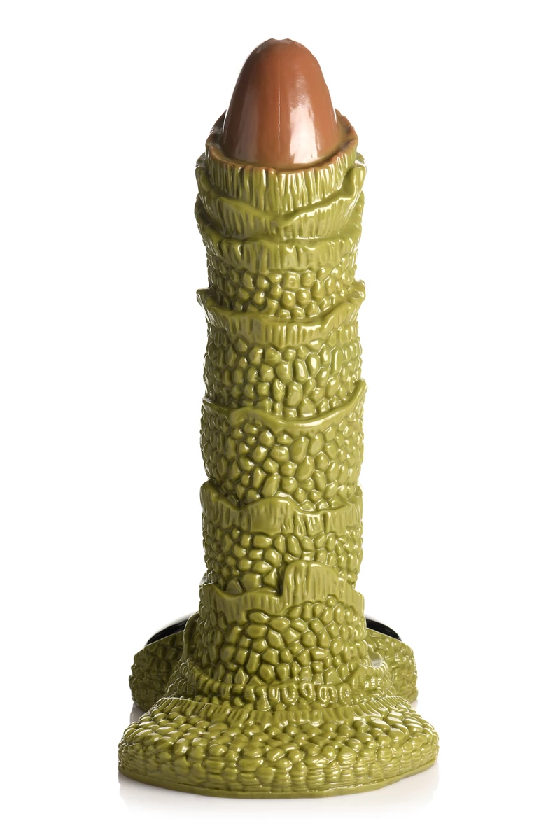 XR Brands – Scaly Swamp Monster Giant Dildo – Green