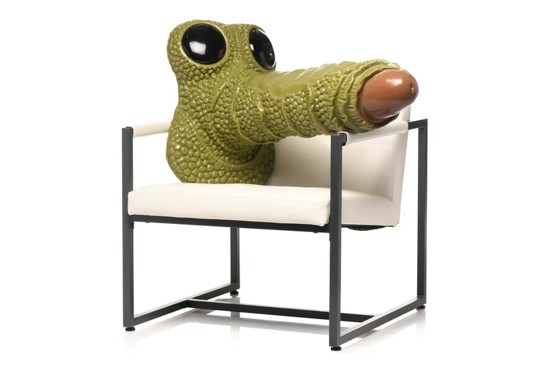XR Brands – Scaly Swamp Monster Giant Dildo – Green