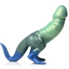 1714037110.ah392 XR Brands – Jurassic Dinosaur Cock Dildo – Green & Blue