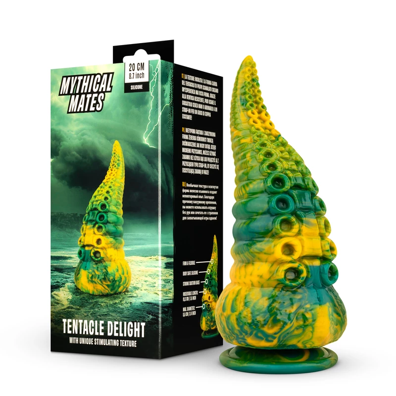 1721892210.myma001_8 Mythical Mates – Tentacle Delight – Green & Yellow