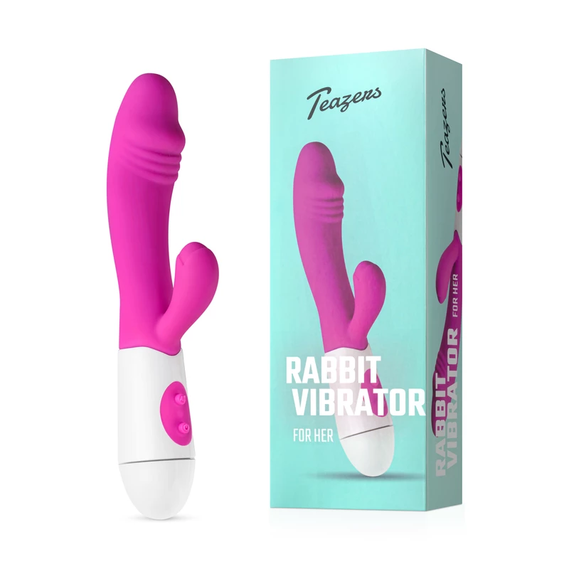 Teazers Rabbit Vibrator – Pink Premium Adult Toy