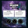 Mythical Mates – Dragonfly Dildo – Purple & Green – 22.6 cm