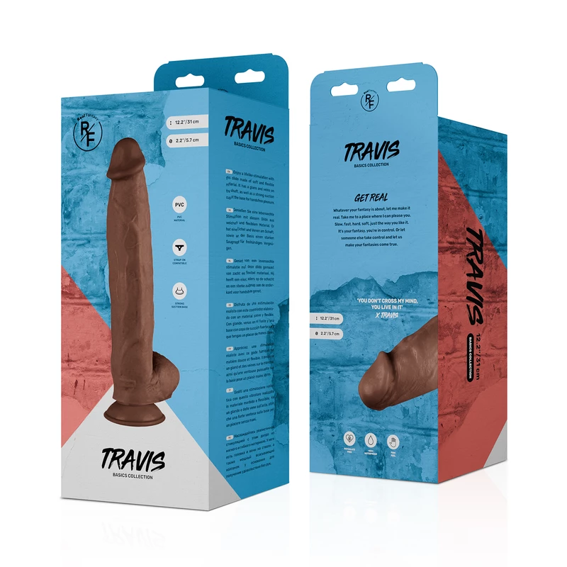 Real Fantasy – XXL Realistic Dildo “Travis” – 31 cm